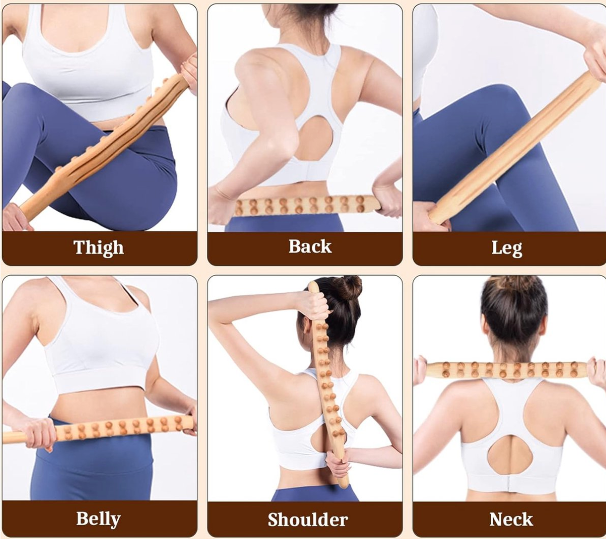 Gua Sha Wooden Therapy Staaf