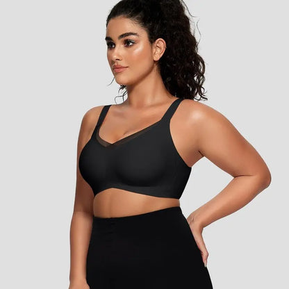 Soft Comfort Beha met V-Hals Jelly Strip zonder beugel