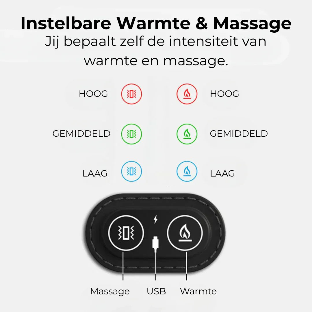 3 in 1 Rugmassage kussen