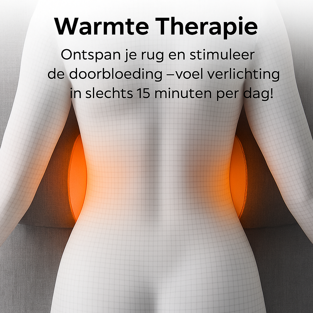 3 in 1 Rugmassage kussen