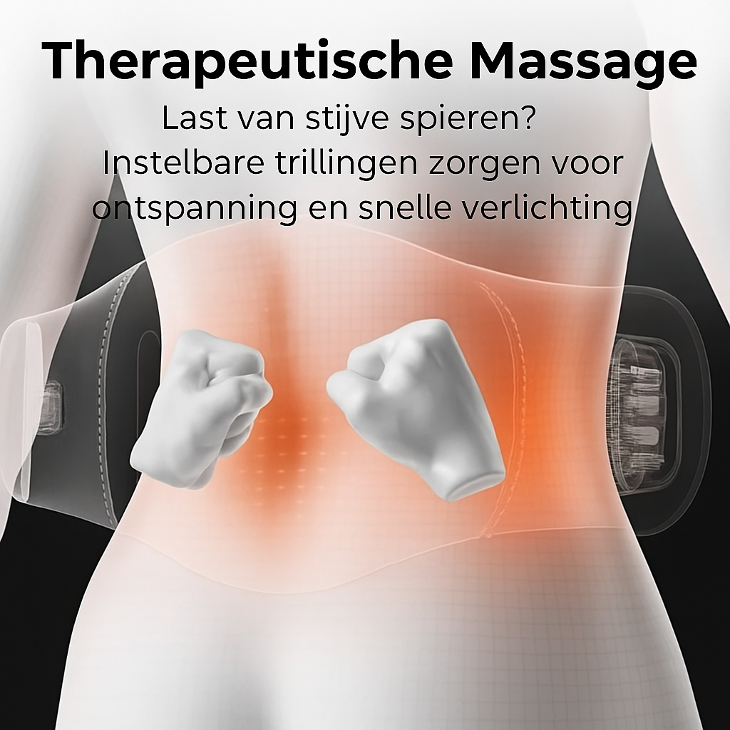 3 in 1 Rugmassage kussen