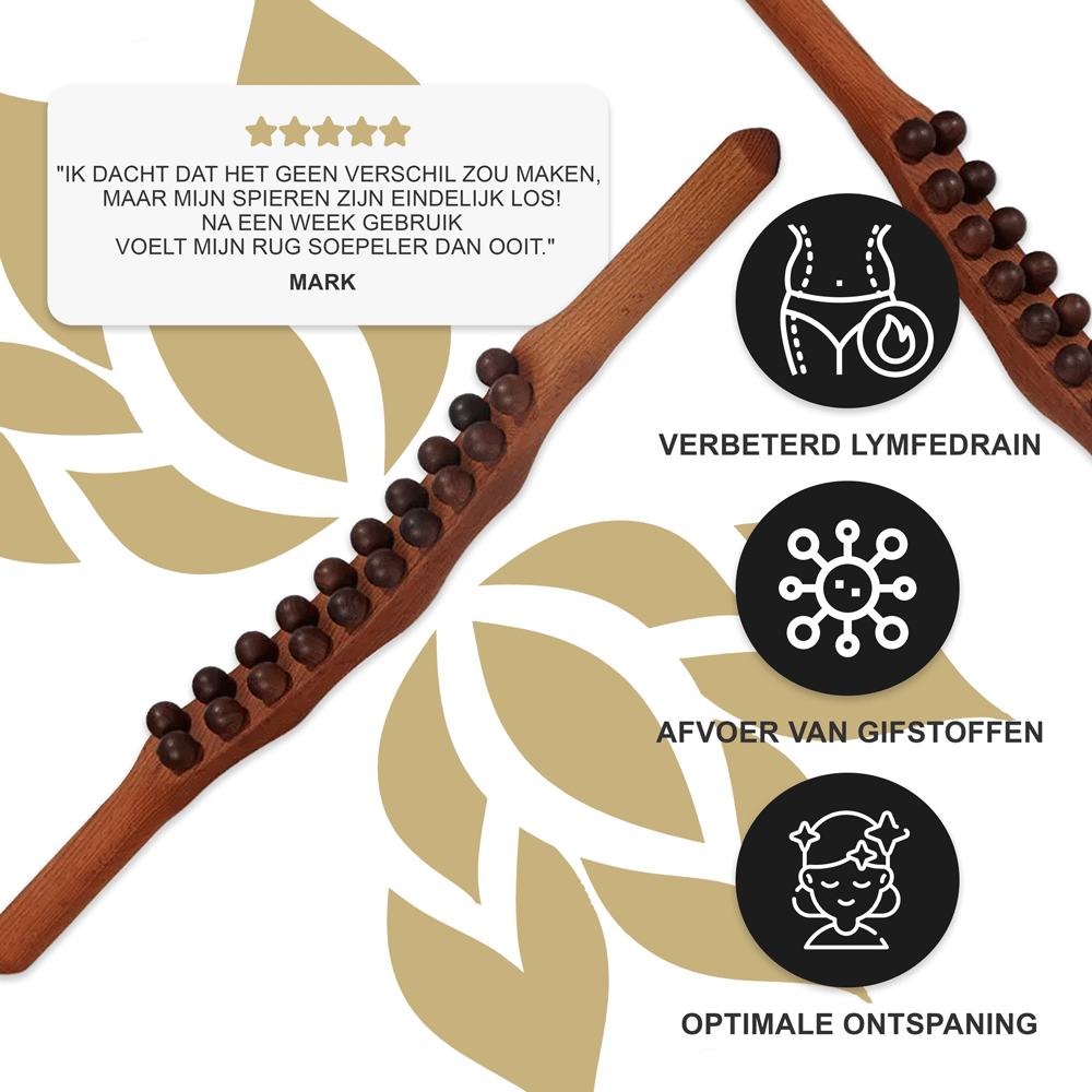 Gua Sha Wooden Therapy Staaf