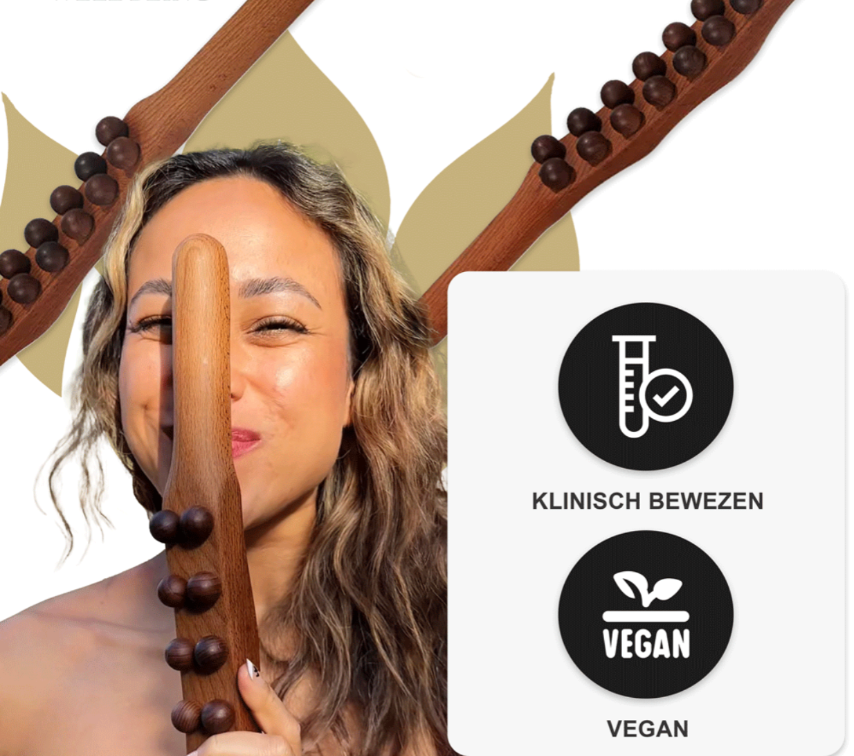 Gua Sha Wooden Therapy Staaf